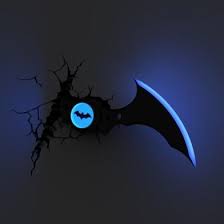 Batman Batarang 3d Wall Light