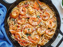 creamy mozzarella shrimp pasta recipe