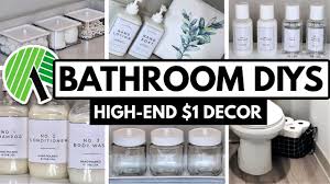 dollar tree diy bathroom decor high