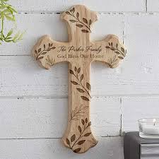 Personalized Wall Cross Family Vine