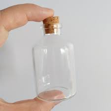50ml Glass Bottle With Cork Stoppers
