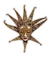 Venetian Mask Wall Decor Jolly Lady