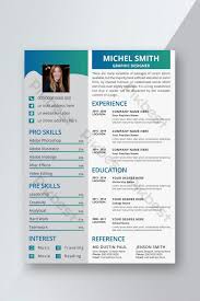 Should your resume be longer than one page or should you try to condense it to keep it on a page? One Page Clean And Professional Resume Cv Template Design Ai Free Download Pikbest
