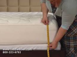 to measure your bed for a fitted sheet