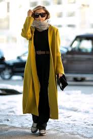 Incorporate Yellow Into Winter Looks