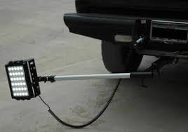 Mobile Led Work Area Light Mounts To Trailer Hitch
