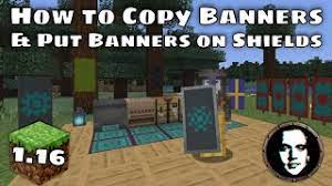 copy banners in minecraft 1 16