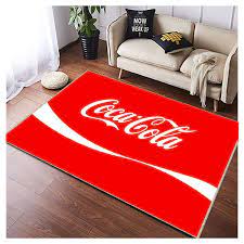 coca cola por rug drink patterned