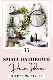 35 small bathroom decor ideas that will