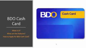 how to apply for bdo cash card you