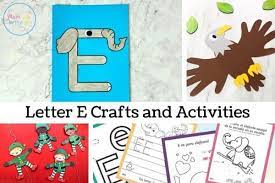 letter e crafts and activities for