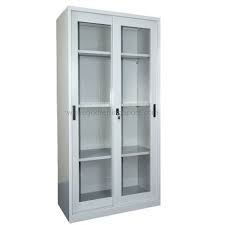 Full Height Glass Sliding Door Cabinet
