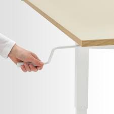 Product details the desk can be adjusted to three different heights, so it can be used for homework or arts and crafts for many years. Skarsta Desk Sit Stand Beige White 47 1 4x27 1 2 Ikea