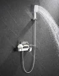 on rain shower set bathtub faucet
