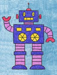 Then the robots move to search for a targets. How To Draw A Robot Art Projects For Kids Robot Art Projects For Kids Robots Art Drawing Art Drawings For Kids