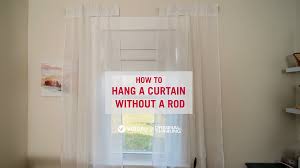 4 ways to hang a curtain without a rod