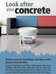 resene concrete wax