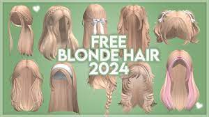 get all 10 free blonde hairs in roblox