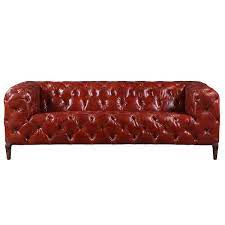 Acme Orsin Merlot Top Grain Leather Sofa