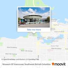 museum of vancouver by bus or skytrain