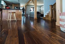 Walnut Wide Plank Hardwood Flooring