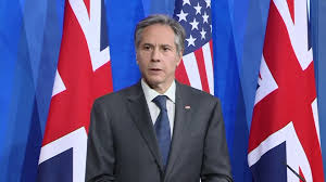 Blinken has been regarded as one of the leading candidates to run. Secretary Of State Antony Blinken Meets With Foreign Leaders At London G7
