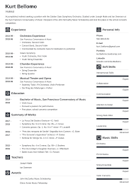 Music role is responsible for organizational, interpersonal, excel, microsoft, leadership, business, research, marketing, communications, influence. Music Resume Template With Examples For A Musician
