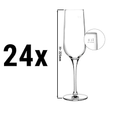 24 pieces champagne glass 200