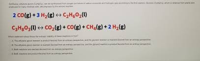 Solved Question 11 The Combustion Of A