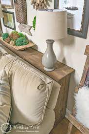 build a farmhouse sofa table