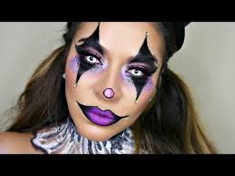 y glam circus clown makeup tutorial
