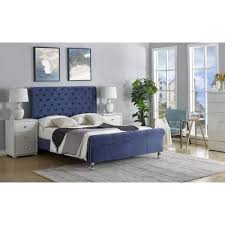 Us Pride Furniture Lollory Dark Blue