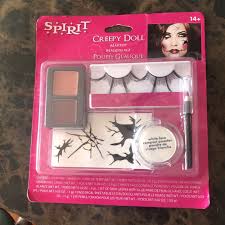 spirit creepy doll makeup in