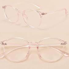 Amazon.com: Transparente de plástico rosa gafas redondas marco gafas marco  gafas reemplazo para las mujeres : Ropa, Zapatos y Joyería