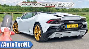 This is the new lamborghini huracan sto the ultimate version of the v10 supercar designed for the track! Lamborghini Huracan Evo Spyder Review On Autobahn No Speed Limit By Autotopnl Youtube