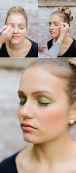 green eyeliner makeup tutorial