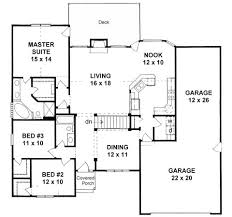 Plan 1645 3 Bedroom Ranch W Formal
