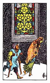 Tens a ten takes the themes introduced by an ace to their logical conclusion. Five Of Pentacles Tarot Card Meaning