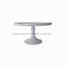 White 30cm Cake Stand Prop Event Hire
