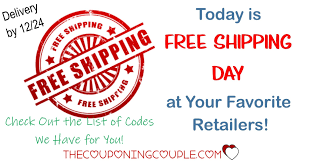 As a prime member enjoy fast, free delivery on over 100 million items. Free Shipping Day And Delivery Guaranteed By 12 24 The Couponing Couple