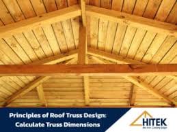 roof truss calculator principles of
