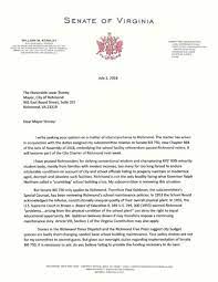 letter from state senator stanley to