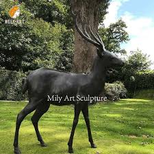 Life Size Casting Bronze Deer Statue