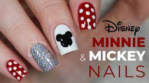 Minnie and Mickey Mouse Nails