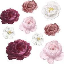 Your flowers wall white stock images are ready. Pink And White Flower Wall Sticker Tenstickers