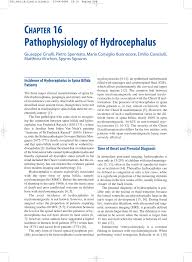 Pdf Pathophysiology Of Hydrocephalus