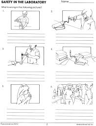 Safety At School Worksheets Lab Safety Lab Safety