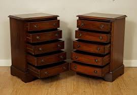 Georgian Style Bedside Tables Set Of 2