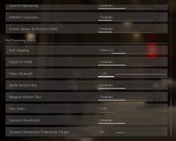 settings in call of duty warzone