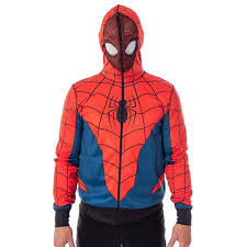 Miles morales has fans reflecting on how the personalities of the characters are. Marvel Men S Spider Man Hoodie Reversible Costume Jacket Full Zip Coat Walmart Com Walmart Com